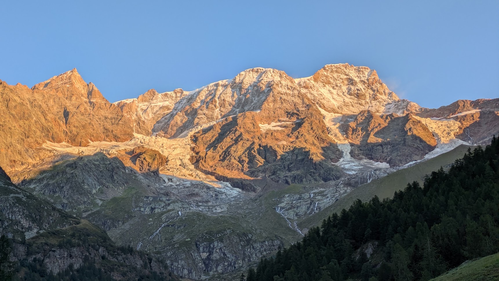 monte rosa peaks
